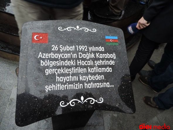 İstanbulda Xocalı soyqrımı abidəsinin açılışı olub