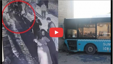Sumqayıtdakı dəhşətli avtobus qəzasının görüntüləri yayıldı – VİDEO