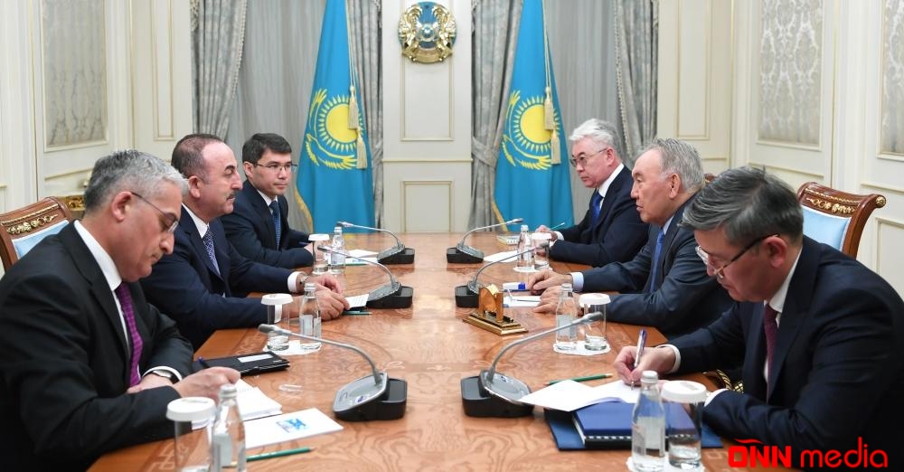 Nazarbayev Mövlud Çavuşoğlu ilə görüşdü