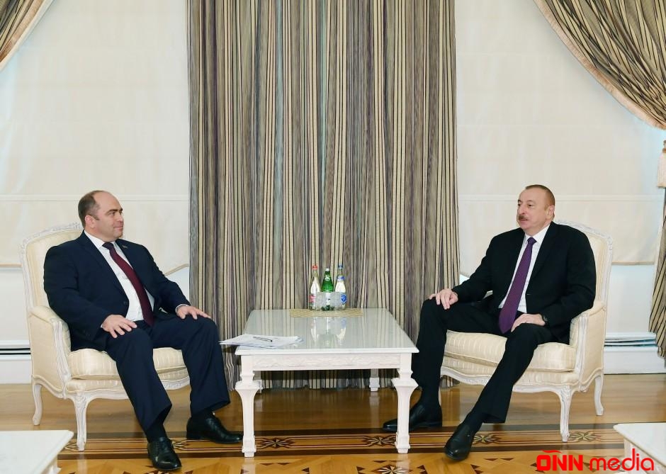 Prezident İlham Əliyev Belarusun Baş nazirinin müavinini qəbul edib