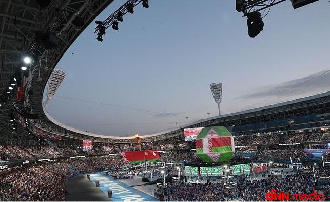 Minskdə İkinci Avropa Oyunlarının bağlanış mərasimi başladı
