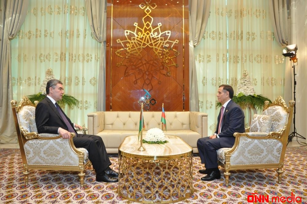 Novruz Məmmədov Türkmənistan Prezidenti ilə görüşdü