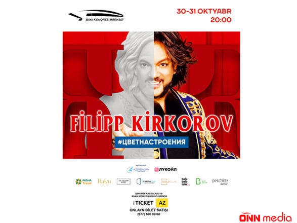 Filip Kirkorov Bakıda yeni solo konsertlə çıxış edəcək