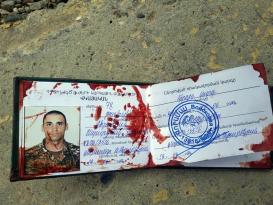 Ordumuz tərəfindən öldürülən erməni komandirinin vəsiqəsinin FOTOLARI