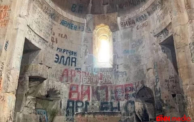 Hadrutdakı alban kilsəsi də erməni vandalizminə məruz qalıb – FOTO