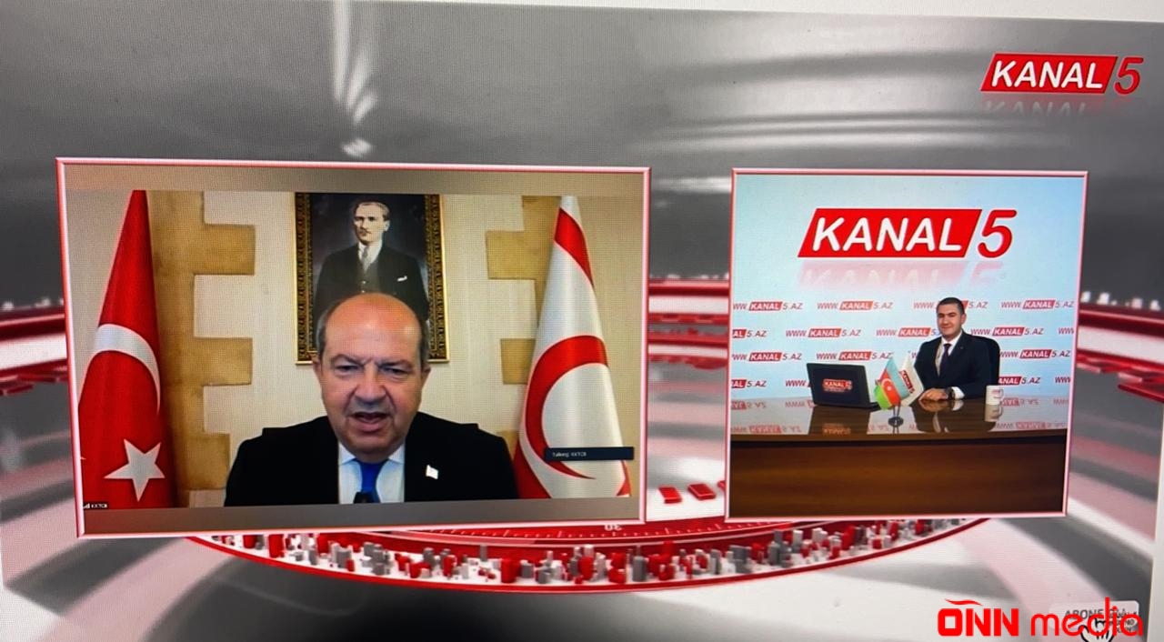 Şimali Kipr Türk Respublikasının Prezidenti Azərbaycanda ilk dəfə KANAL 5 Tv-yə MÜSAHİBƏ VERDİ
