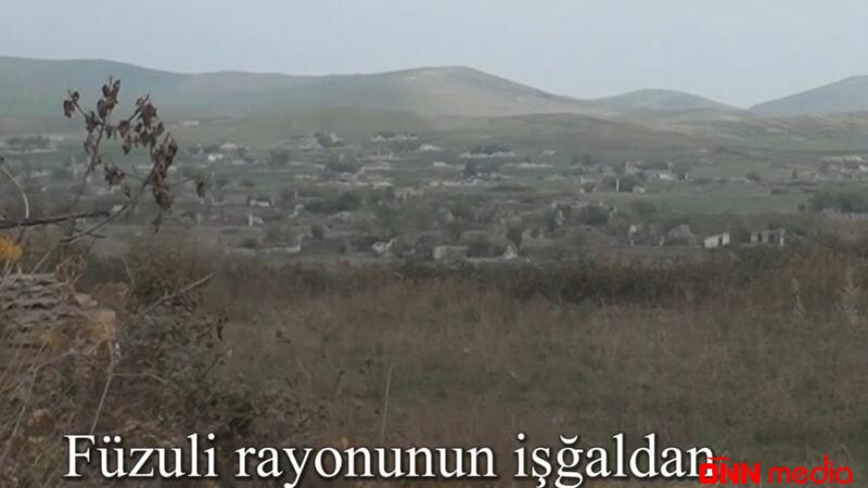 Füzuli rayonunun işğaldan azad olunan kəndlərinin GÖRÜNTÜLƏRİ – VİDEO
