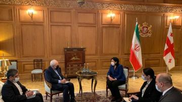 Zurabişvili İran XİN başçısını qəbul etdi