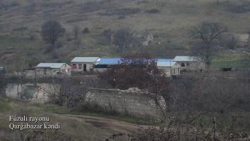 Füzulinin Qarğabazar kəndi -VİDEO