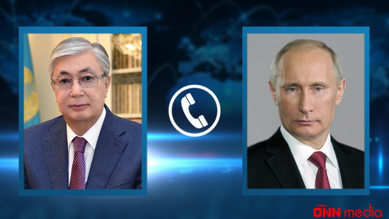 Putinlə Qazaxıstan prezidenti arasında telefon danışığı