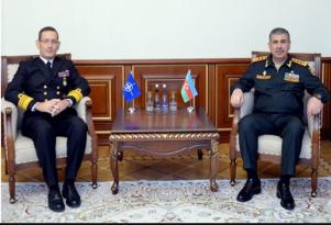 NATO təmsilçisi Zakir Həsənovla görüşdü: “Qətiyyətli dəstək” üçün minnətdarlıq