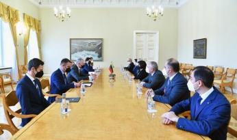 Qafarova Litva prezidenti ilə görüşdü