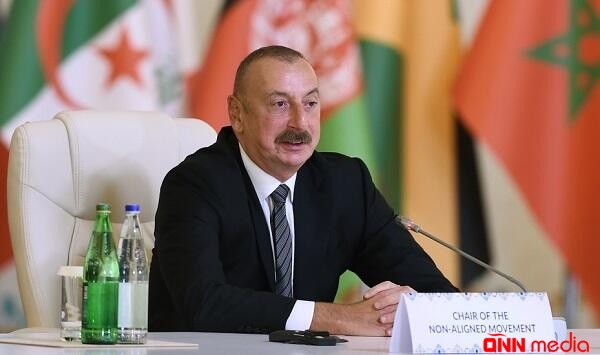 İlham Əliyev Astanada Zirvə toplantısında iştirak edir