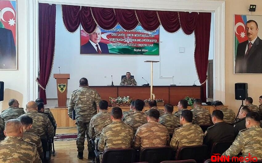 Azərbaycan Ordusunda toplantı keçirildi