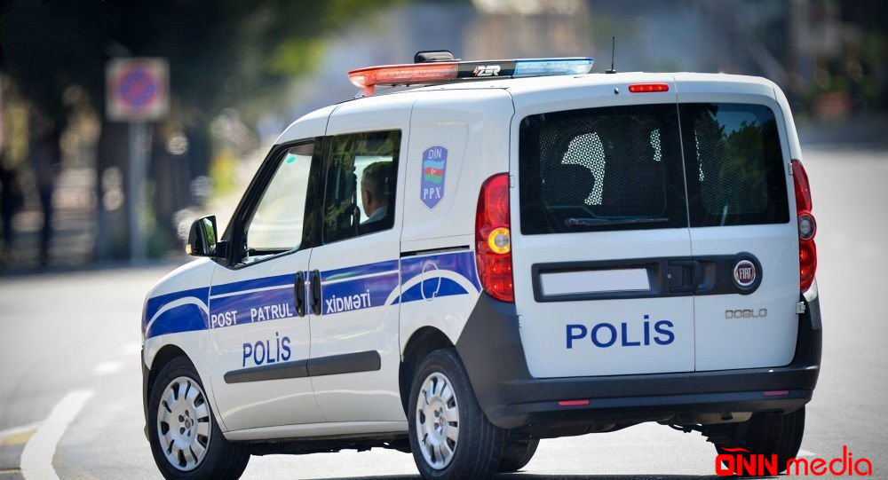Polis avtomobilinin iştirakı ilə qəza baş verib