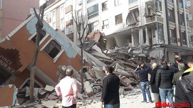 İstanbulda çökən binanın sahibi saxlanıldı